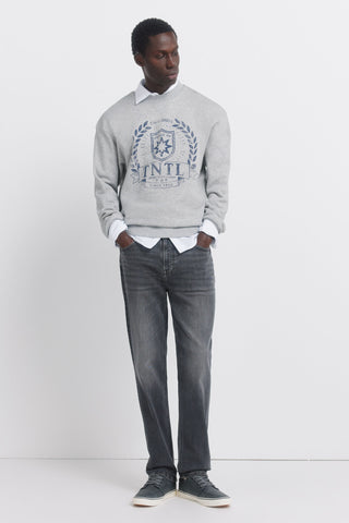 Sudadera Cuello Redondo con Gráfico Delantero