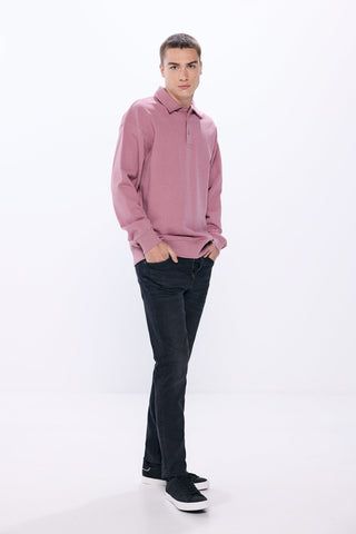 Sudadera Polo con Canalé