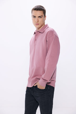 Sudadera Polo con Canalé