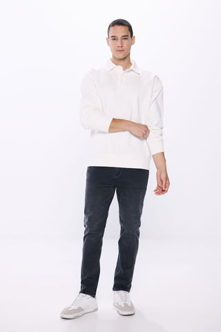 Sudadera Polo con Canalé