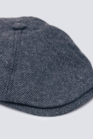 Gorra Plana con Logo Grabado, Hombre