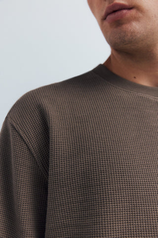 Camiseta Manga Larga con Textura