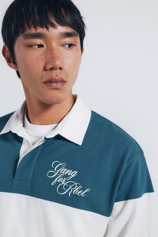 Polo Manga Larga con Estampado Rayas