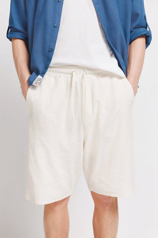 Bermuda con Cintura Elástica y Bolsillos de Algodón