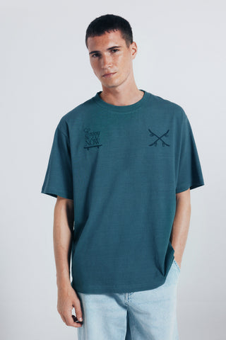Camiseta Manga Corta con Gráfico