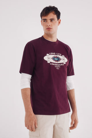 Camiseta Manga Corta con Gráfico