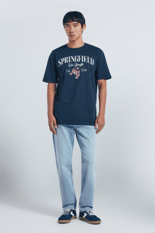 Camiseta Manga Corta con Gráfico