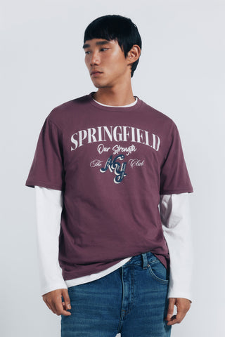 Camiseta Manga Corta con Gráfico