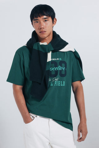 Camiseta Manga Corta con Gráfico