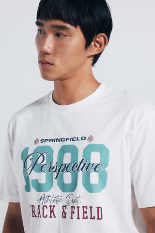 Camiseta Manga Corta con Gráfico
