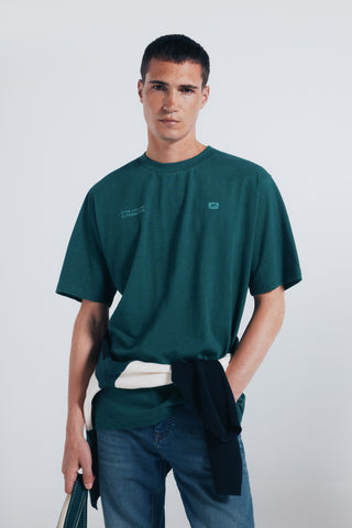 Camiseta Manga Corta con Gráfico
