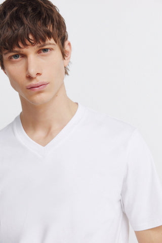 Camiseta Manga Corta Slim Fit de Algodón