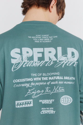 Camiseta Manga Corta con Gráfico