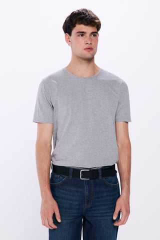 Camiseta Cuello Redondo de Algodón