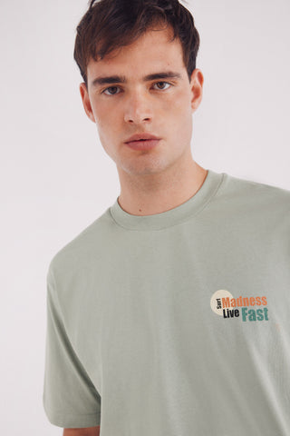 Camiseta Manga Corta con Gráfico