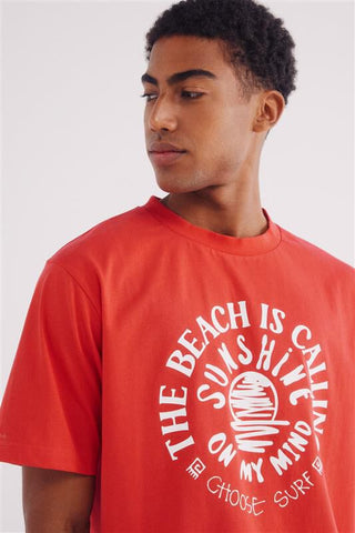 Camiseta Manga Corta con Gráfico