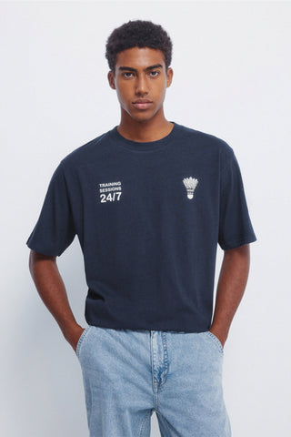 Camiseta Manga Corta con Gráfico