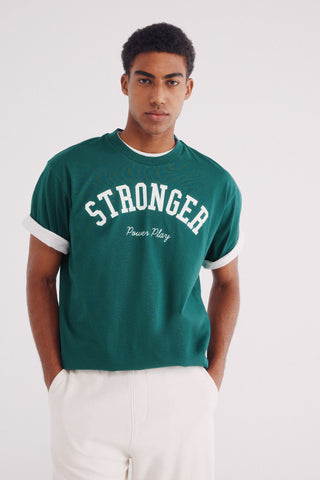 Camiseta Manga Corta con Gráfico