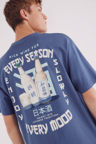 Camiseta Manga Corta con Gráfico
