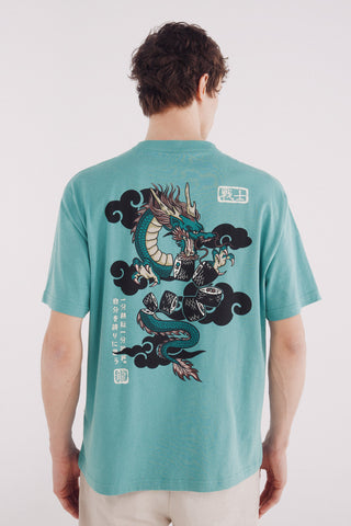 Camiseta Manga Corta con Gráfico