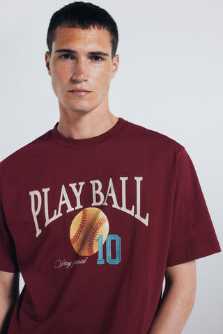 Camiseta Manga Corta con Gráfico