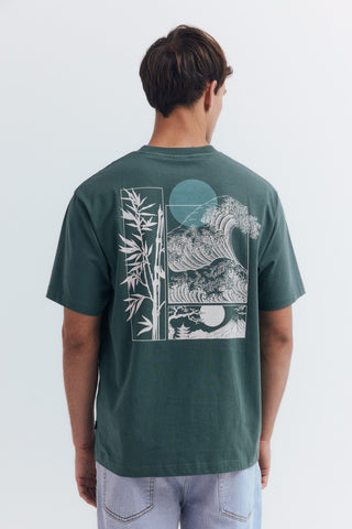 Camiseta Manga Corta con Gráfico