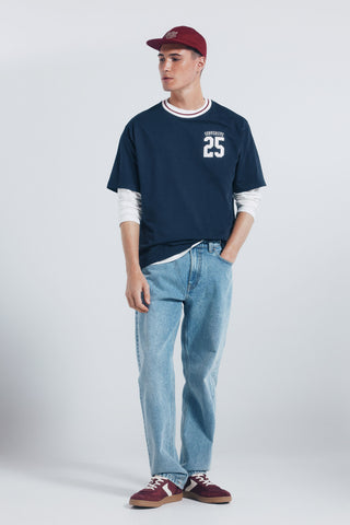 Camiseta Manga Corta con Gráfico