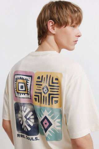 S/S Native Printed T-Shirt.