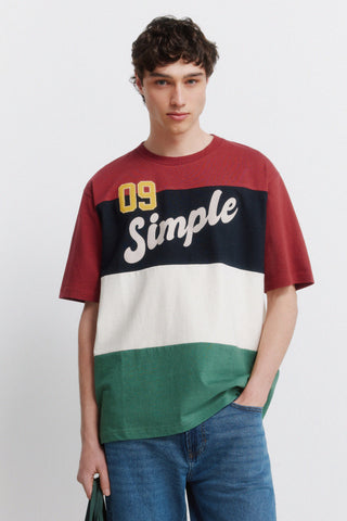 S/S Sporty Cut & Sew T-Shirt.