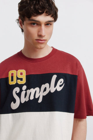 S/S Sporty Cut & Sew T-Shirt.