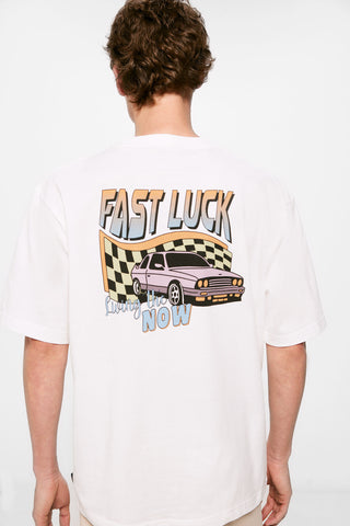 Camiseta Manga Corta Fast Luck