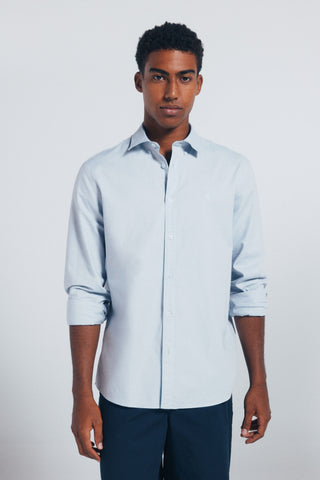 Camisa Manga Larga con Logo Bordado