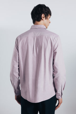 Camisa Manga Larga con Bordado de Algodón