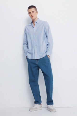 Camisa Manga Larga con Logo Bordado