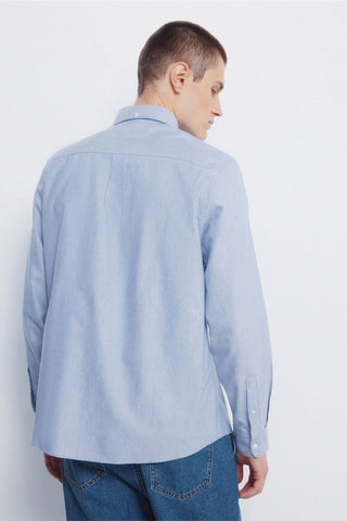 Camisa Manga Larga con Logo Bordado