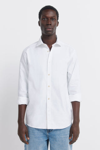 Cotton Long Sleeve Logo Shirt