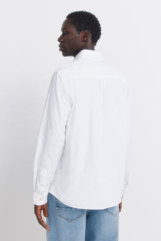 Cotton Long Sleeve Logo Shirt