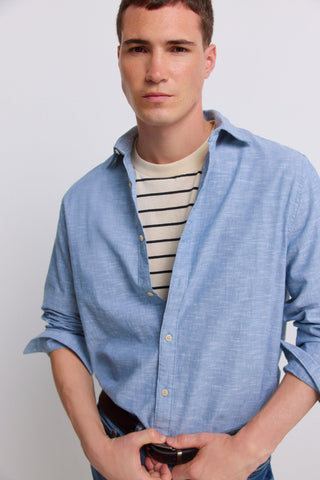 Fake Linen Solid  Tardeo M/ L.
