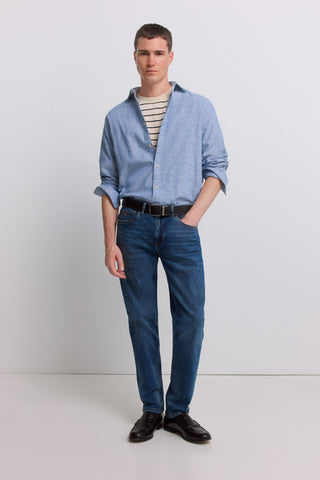 Fake Linen Solid  Tardeo M/ L.