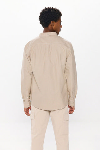 Camisa Regular Fit con Logo Bordado