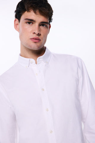 Camisa Regular Fit de Algodón