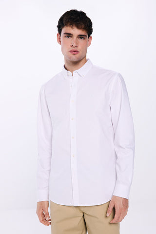 Camisa Regular Fit de Algodón