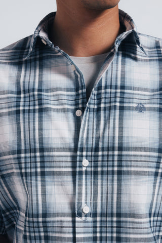 Camisa Manga Larga Estampado Cuadros