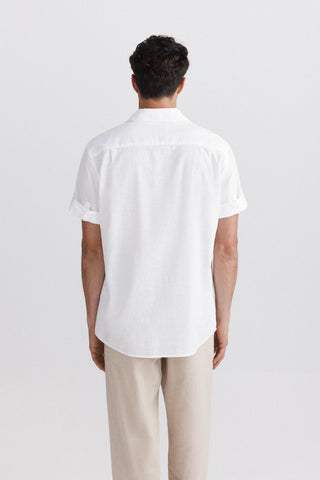 Fake Linen M/C Roll Up.