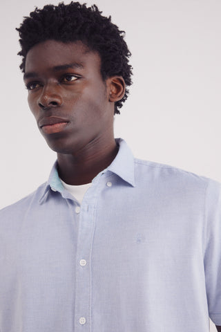 Camisa Manga Corta Regular Fit de Algodón