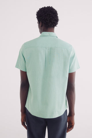 Camisa Manga Corta Regular Fit de Algodón