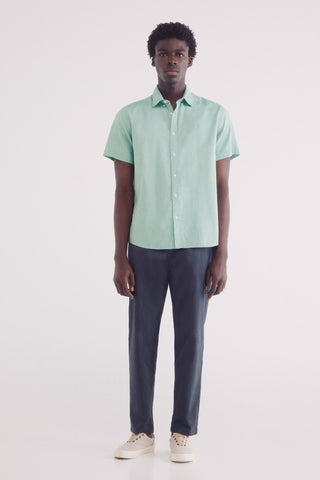 Camisa Manga Corta Regular Fit de Algodón