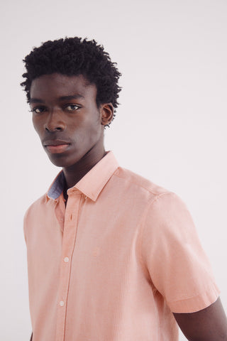 Camisa Manga Corta Regular Fit de Algodón