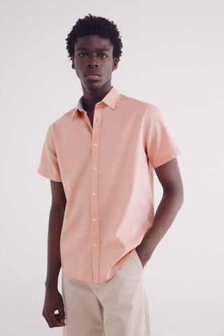Camisa Manga Corta Regular Fit de Algodón