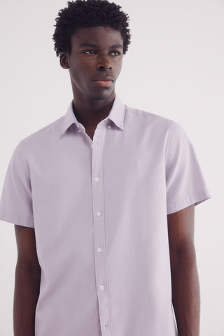 Camisa Manga Corta Regular Fit de Algodón